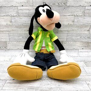 2001 Disney Mattel "Make Me Laugh Goofy" 20" Plush - tested/works